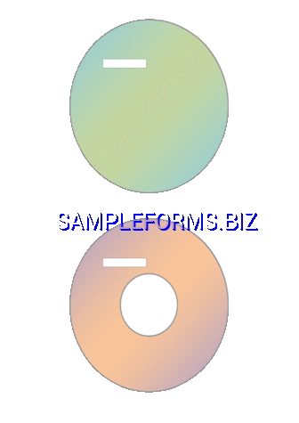 DVD Label Template 1